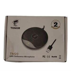 TONOR TM20 Conference Microphone 360° PC condenser‎ Mic Mute Meeting Class Chat